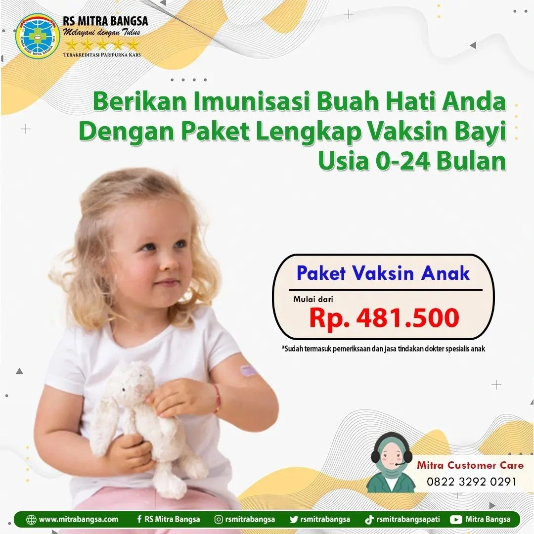  Paket Vaksin Anak 0-24 Bulan